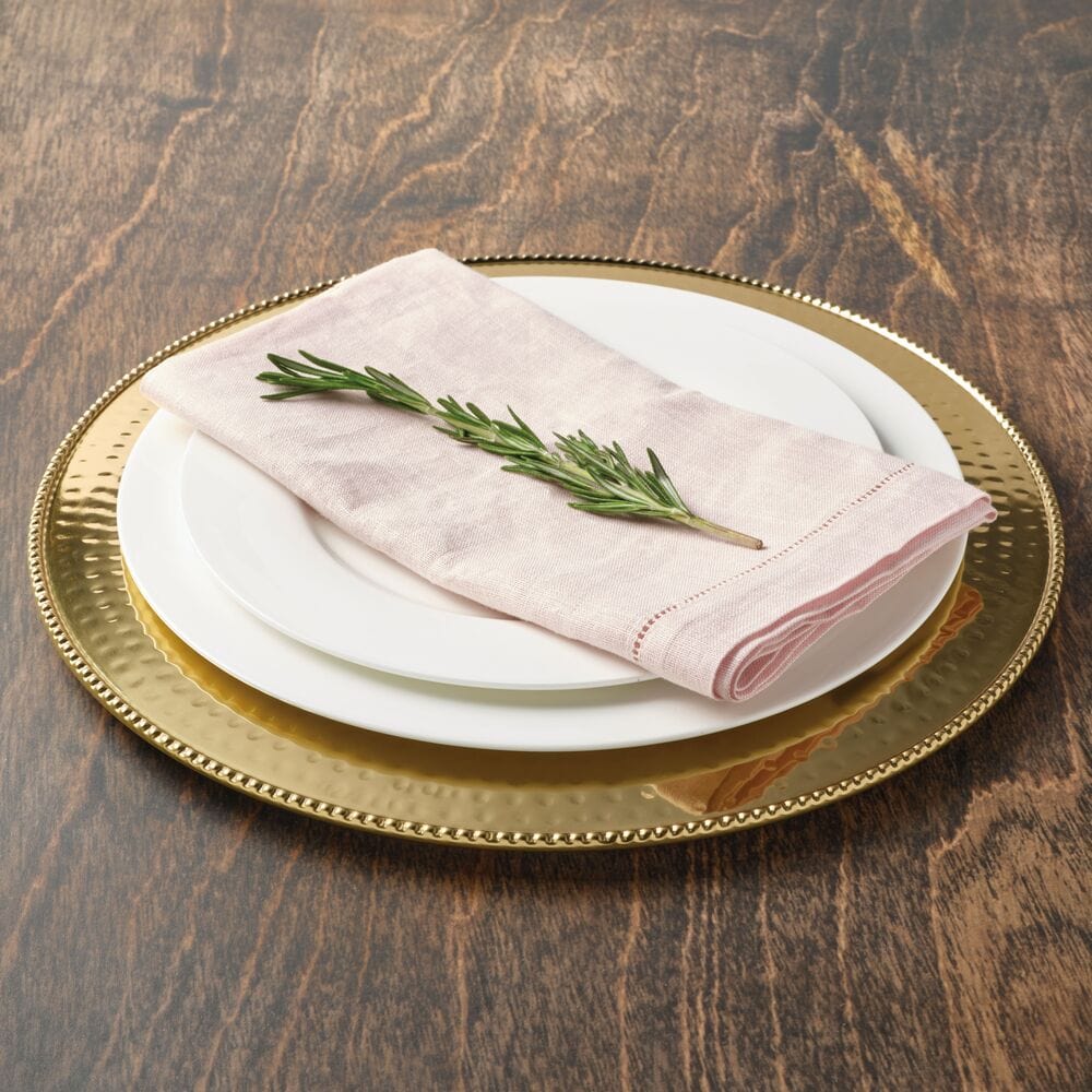 Gold Set of 4 Charger Plates