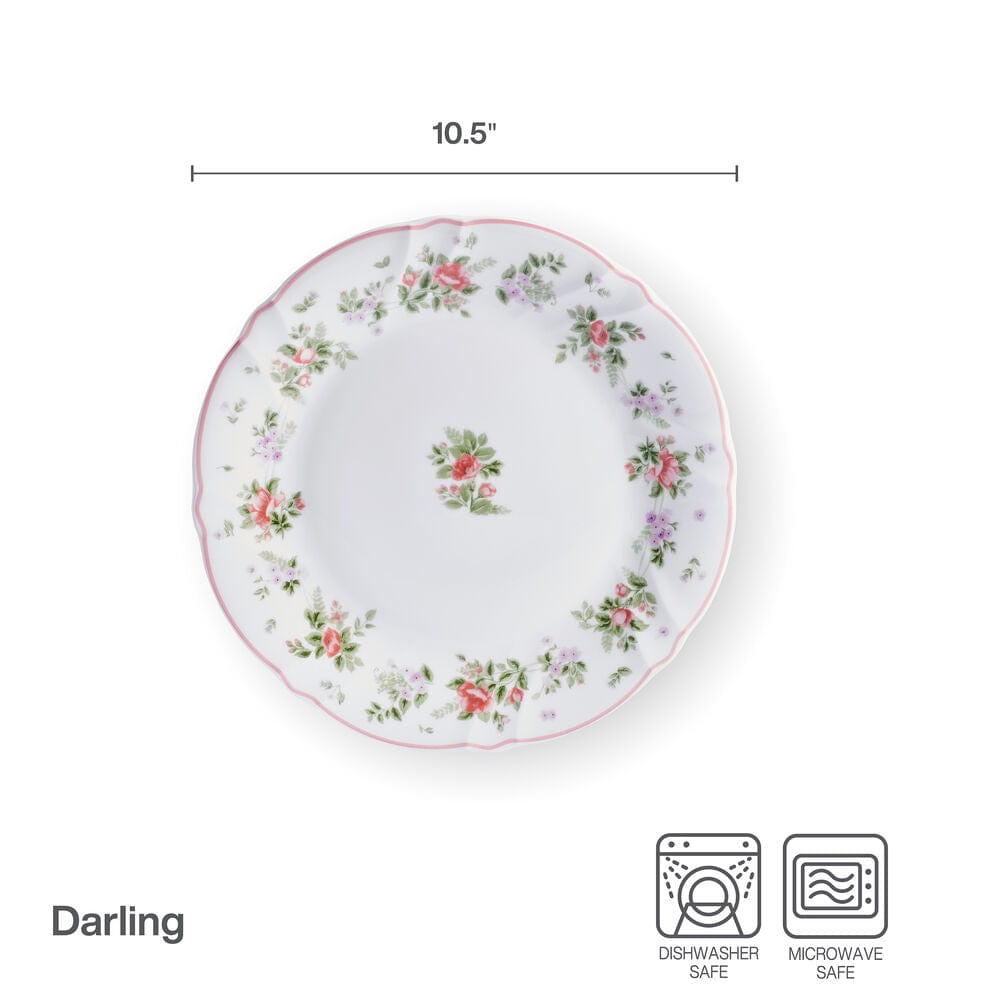 Darling Set of 4 Dinner Plates