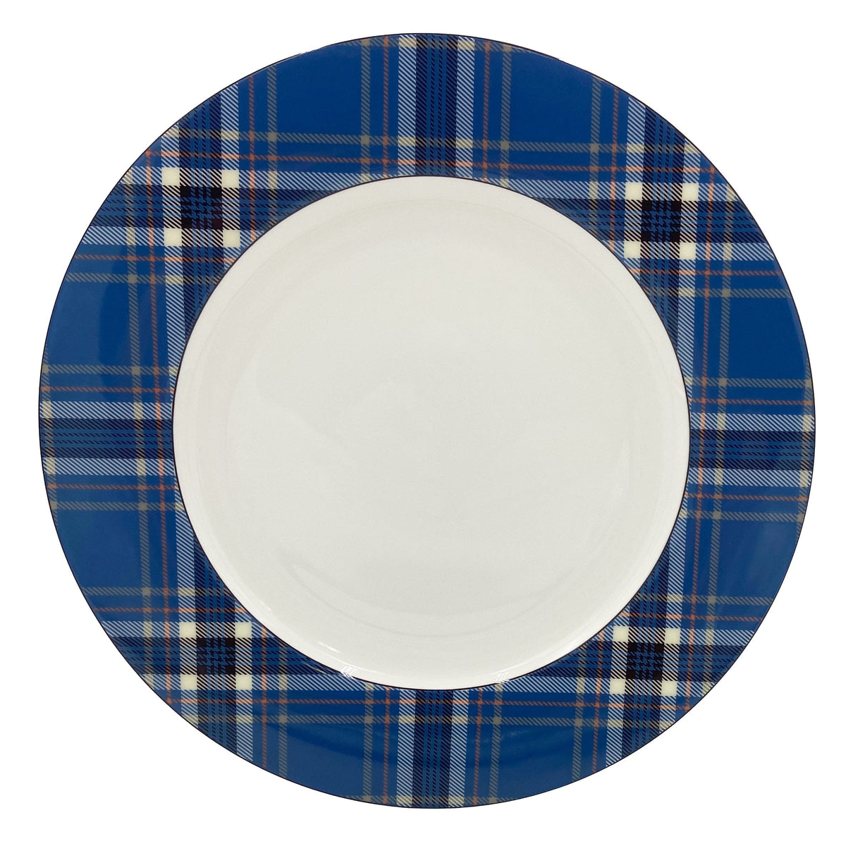 Tartan Blue Dinner Plate
