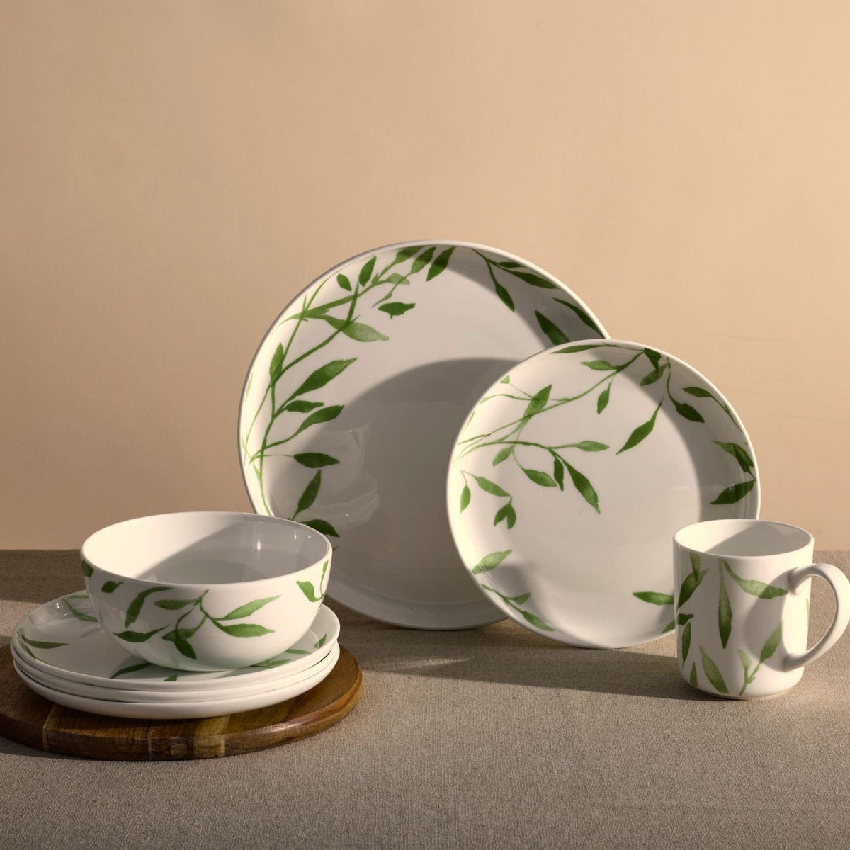 Akira Vegan Bone™ Set of 4 Salad Plates