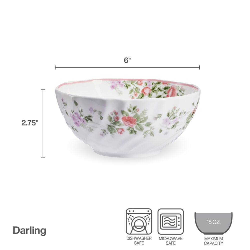 Darling Set of 4 Soup Cereal Bowls