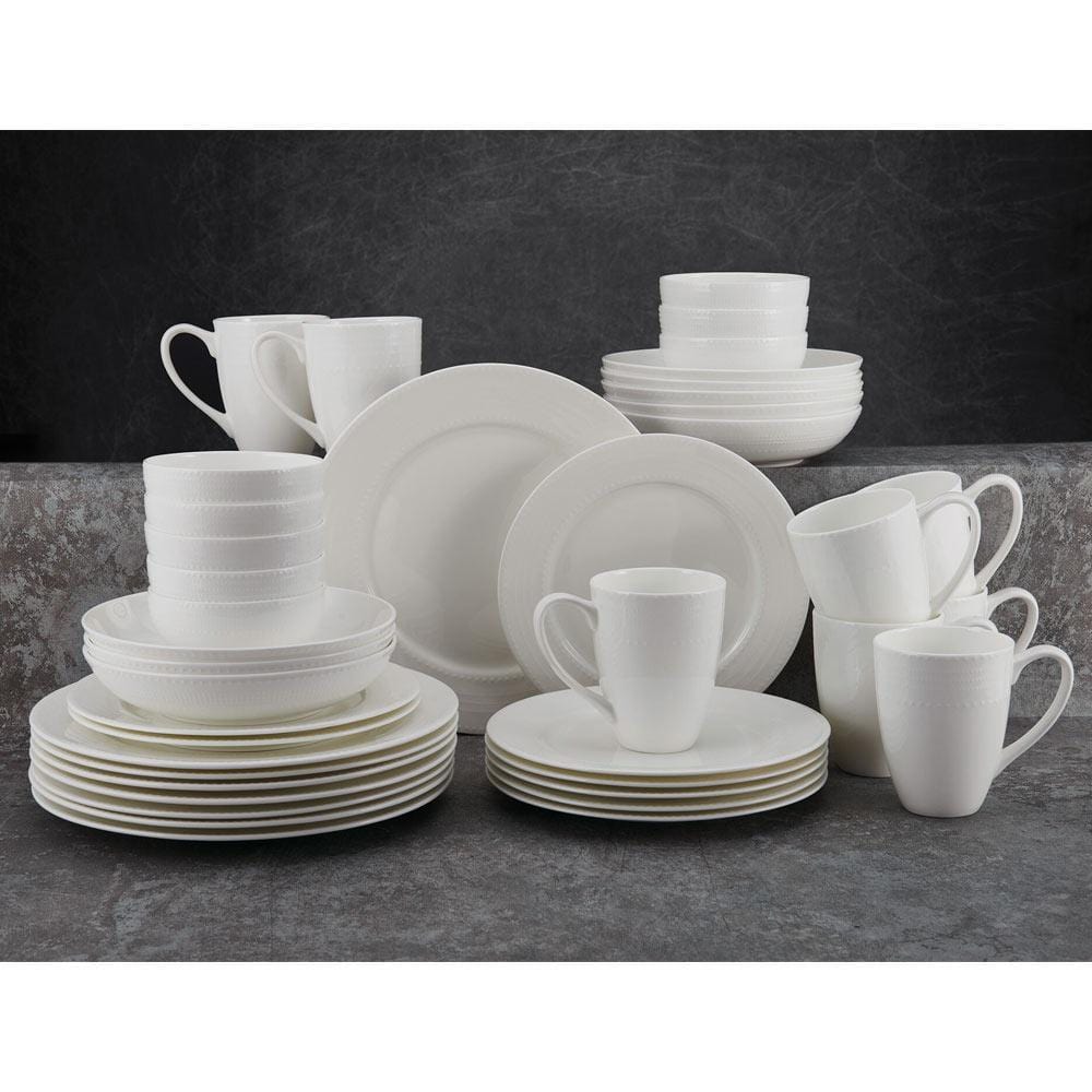 Annabel 40 Piece Dinnerware Set, Service for 8