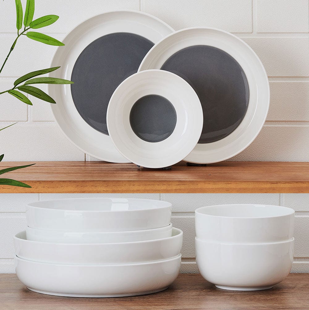 Austyn 9 Piece Dinnerware Bowl Set, Service for 3