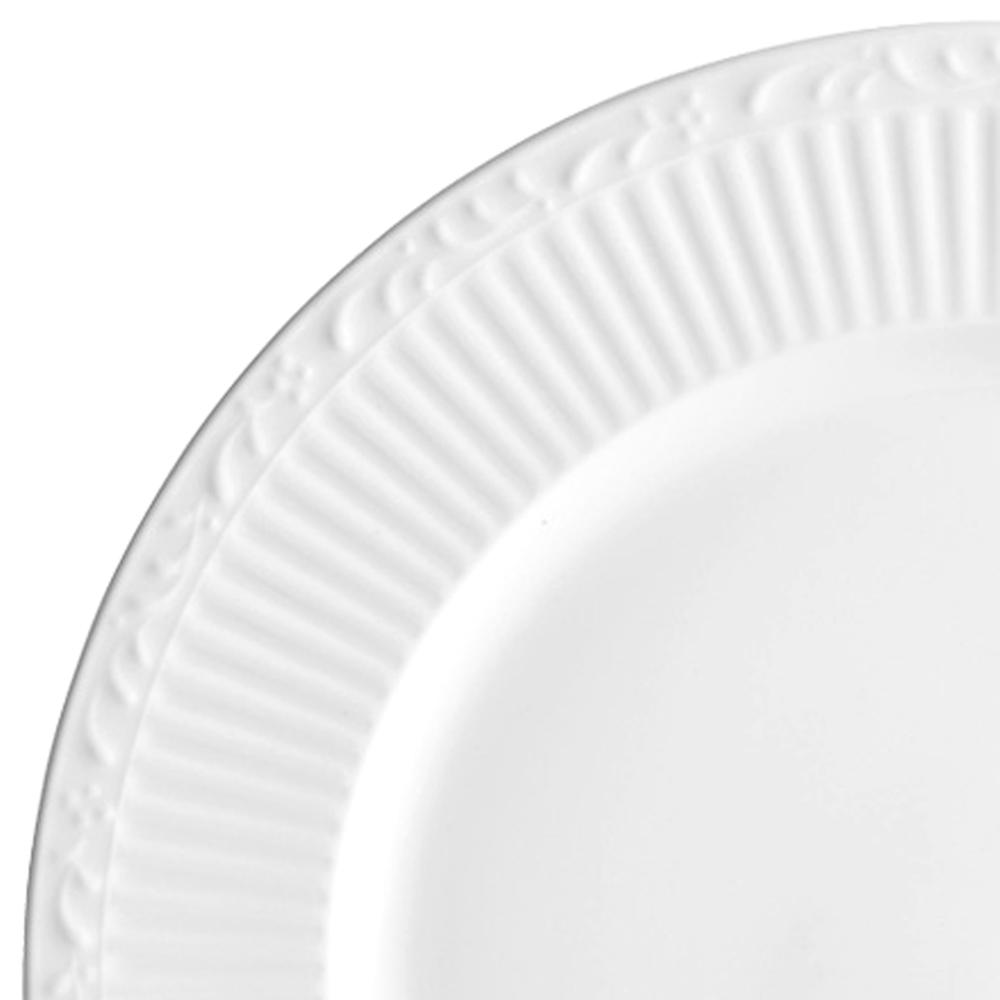 Countryside White Bone China Dinner Plate