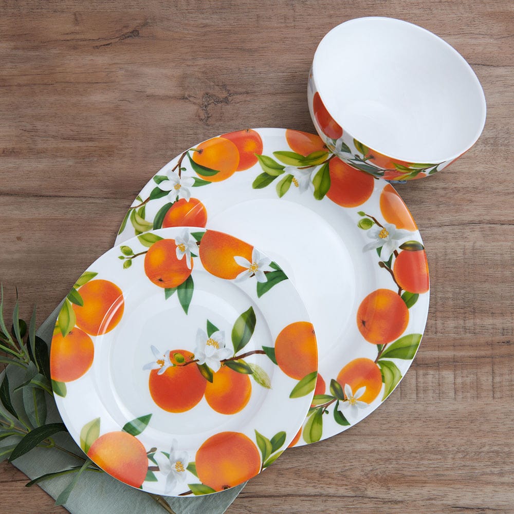 Mandarin 12 Piece Dinnerware Set, Service for 4