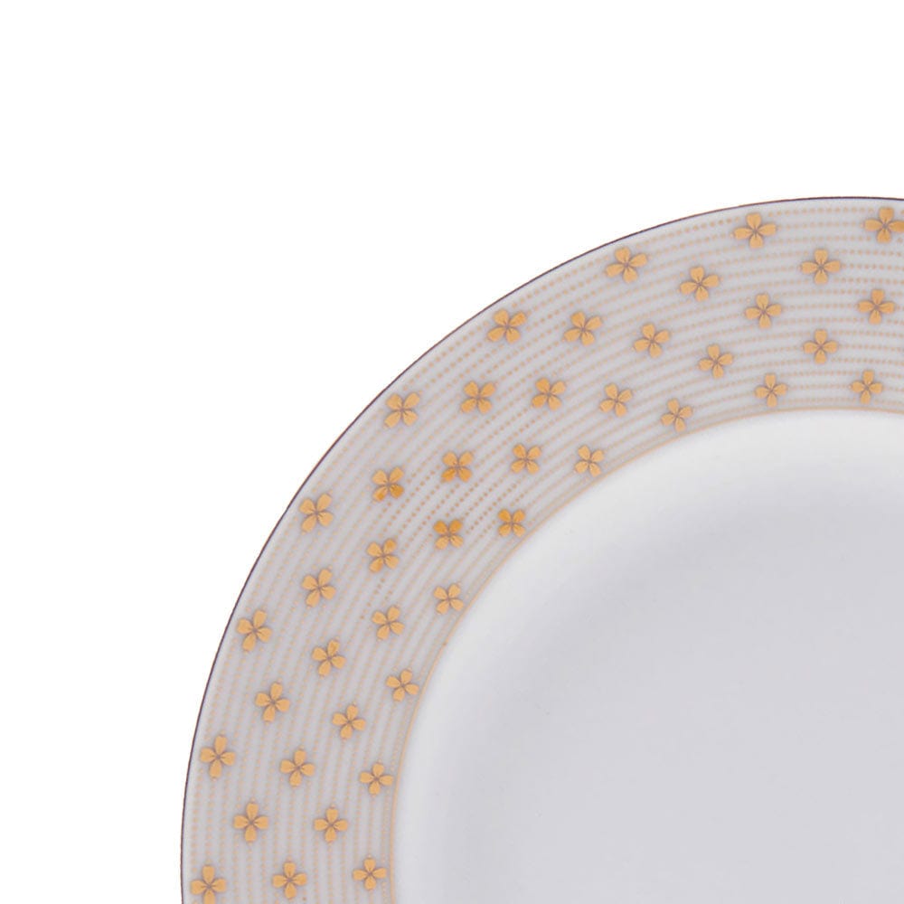 Modern Petals 32 Piece Dinnerware Set, Service for 8